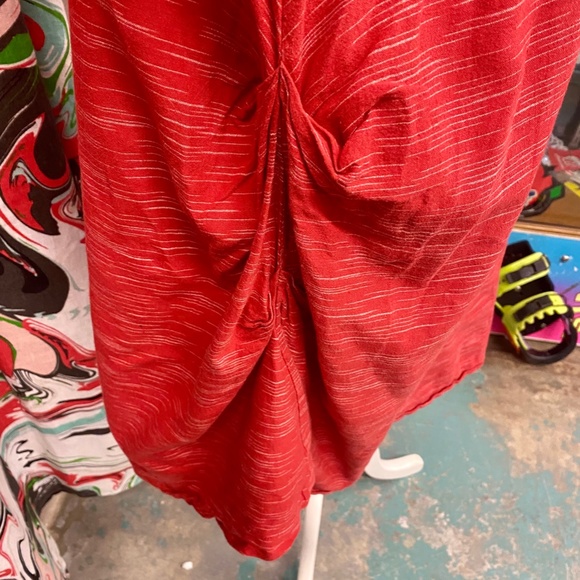 We 3 Brand made in Canada 100% cotton midi smock dress - Picture 2 of 3